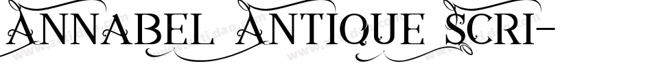 Annabel Antique Scri字体转换
